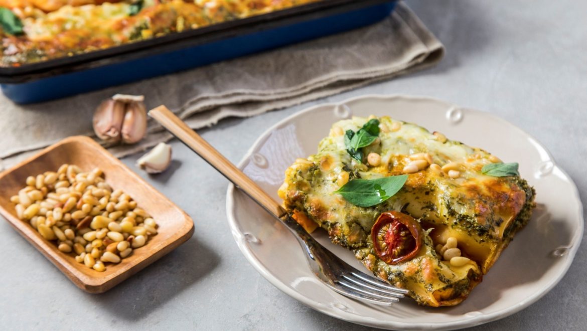 קנלוני בטטה ברוטב פסטו שמנת 🍝🧚‍♀️