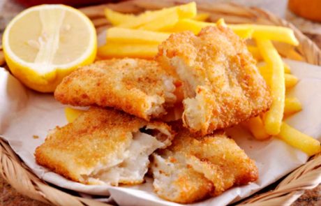 פילה באס בבלילת בירה פיש אנד צ'יפס